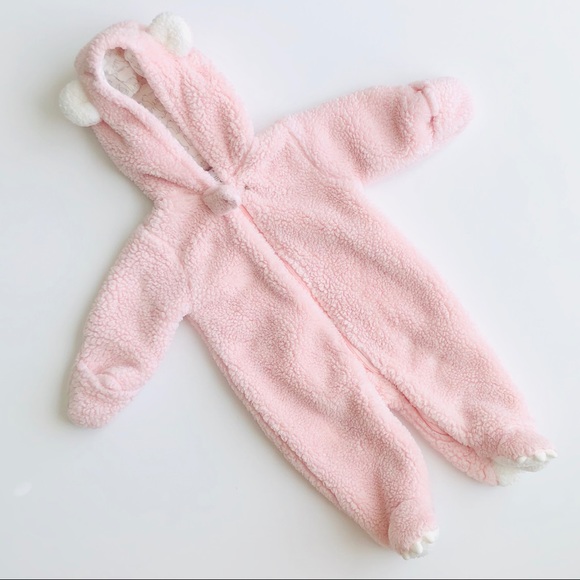 Carter's Other - Just one you by Carter’s plush pink onesie - 3m